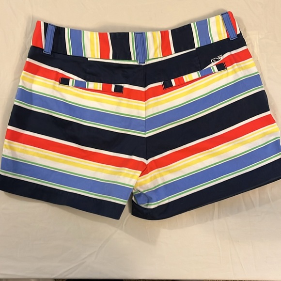 Vineyard Vines Striped Shorts - Size 6 - Picture 4 of 9
